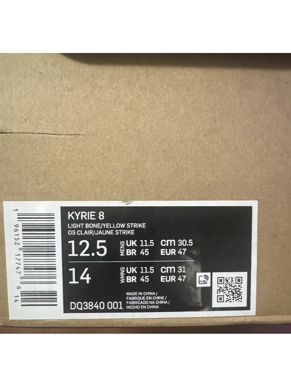 Nike Kyrie 8 Circle of Life DQ3840-001 Men’s Size 12.5 Basketball Shoes NEW